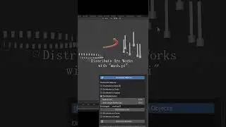Arc Blend Distribute in Arc & Curve Option #blender #freeblenderaddon