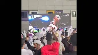 تفاعل جماهير العين لحظة تسجيل الهدف الثالث - نهائي دوري أبطال آسيا