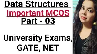 Data Structures | Important MCQs | AKTU MCQ | GATE | NET | Data Structures and Algorithms MCQ |AKTU