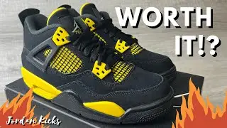 *Worth It!?* Jordan 4 Thunder Unboxing and Review