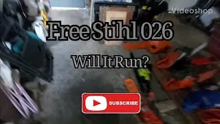 Free Stihl 026 . Will it run?