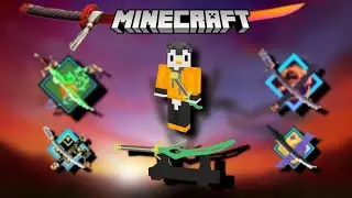 Speedrunning Minecraft With A Katana | Slash Blade Addon For MCPE! | MCBE |#Mcpe#Gaming#Minecraft