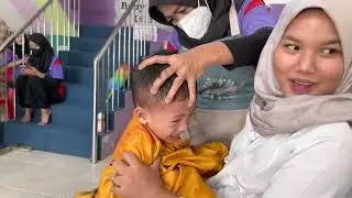 TUTORIAL CARA POTONG RAMBUT ANAK USIA 1-2 TAHUN