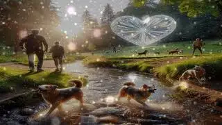 432Hz Dog Pet Therapy - Heart Coherence:  Walking Meditation with Pet