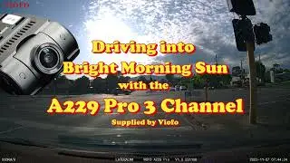 A229 Pro 3ch Driving into the morning sun