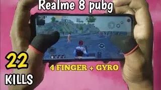 Realme 8 pubg gameplay after 1 month⚡|| 4 finger+gyro 22 kills full rush gameplay 🔥🔥