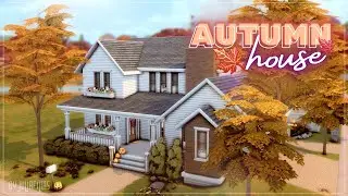 Осенний дом🍂🍁│Строительство│Autumn House│SpeedBuild│NO CC [The Sims 4]