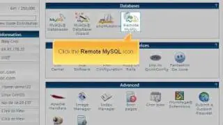 How to allow remote access to a MySQL database