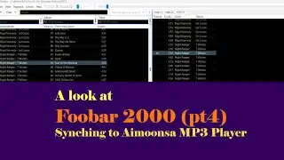 Synching music to the Aimoonsa MP3 player from my laptop