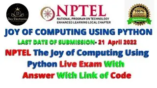Online Programming test of JOY OF COMPUTING using python : Coding answer for Day session 10am -1 pm
