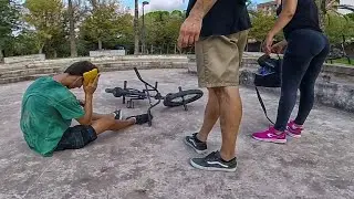 I PROPOSE A TRICK AND HE BREAKS HIS CLAVICLE / NEW GRIPS FOR MY BIKE