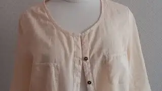 Review of the finished product. Batiste shirt