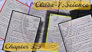 Structure of the cell ✌️|| Class 7 Science Unit 7 Chapter 3.3 Exercise Notebook 2080
