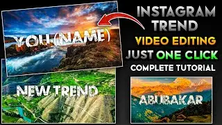Instagram New Trending Name Editing Tutorial | Urban Jungle Font Video Editing | Name Editing Video