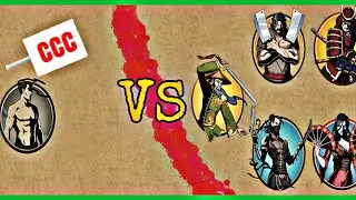 Shadow Fight 2 Weapon CCC Vs All Bosses