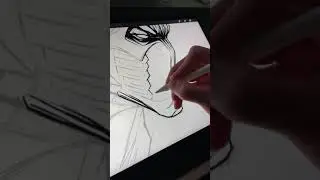 Digital Drawing on iPad Pro - Batman: The Red Death (#Shorts​)