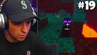 CRIOU UMA FARM DE ENDERMAN IMPROVISADA! ep 19
