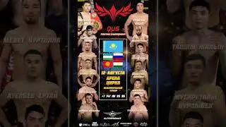 Аралас жауынгерлік жекпе жек(ММА) 12 август Шымкент қаласы Цирк ғимараты 19:00