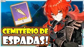 ⚔️ CEMITÉRIO DE ESPADAS ⚔️ CONSIGA ITEM DE CRAFT NO GENSHIN IMPACT