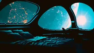 ASMR Vintage Spaceship Ambience with Oldies Music
