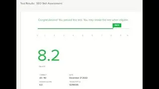 Fiverr SEO Skill Test Answers Score 8.2 I 21 December 2022