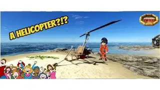 stranded deep/ we got a helicopter!