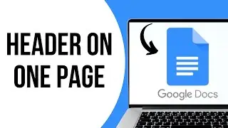 How to put a Header on Only One Page in Google Docs ?