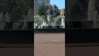 Клинцы, лето, фонтаны (видео и музыка Игоря Алешина).
