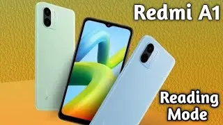 How To Reading Mode Setting Inow To Enable Reading Mode In Redmi A1, How To Use