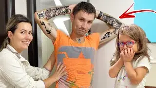 DAD GOT ​​A TATTOO!!