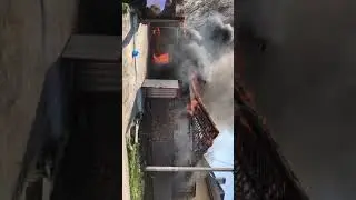 В Пятигорске сгорел частный дом (6.04.18)