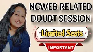 NCWEB REGISTRATION FORMS कब से शुरू होंगे || All doubts cleared in 1 Video || By jaya yadav