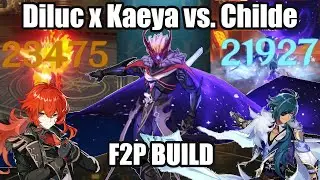 [Genshin Impact] Diluc x Kaeya vs. Childe