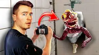 Ein MONSTER ist in der BAHNHOFS TOILETTE... (HILFE)