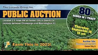 Farmland Auction - 80 Acres - DeWitt County, Illinois