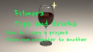 How do I copy a project from one computer to another