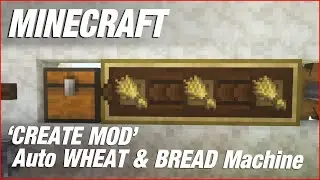 Create Mod Bread Machine - Minecraft Tutorial