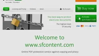StarForce PDF Protection Online (www.sfcontent.com)