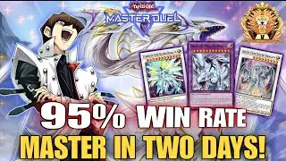 HIT MASTER EASILY!🔥95% Win Rate | Best Blue-Eyes White Dragon Deck | Yu-Gi-Oh! Master Duel