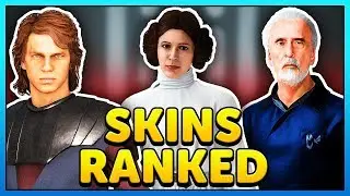 All Hero Skins Ranked - Worst to Best - Star Wars Battlefront 2