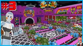 Building The Atrium from Security Breach in Minecraft // Building Security Breach in Minecraft #3