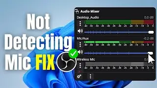 How To Fix Mic Not Working In OBS On Laptop / PC