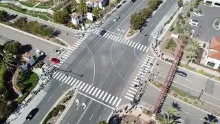 Pacific Highlands Drone Shot Protest