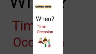 Question Words in English