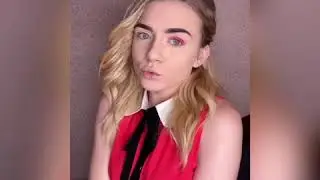 Нежный розовый макияж 💕