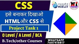 CSS Practical Questions | HTML CSS Project Task 1 | CSS Practice Project | o level m2r5 Class | 