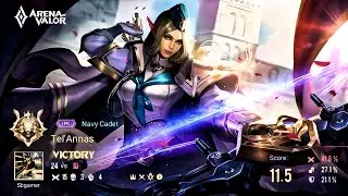 Navy Cadet Tel'Annas Dominates the Arena: Arena of Valor Gameplay Showcase!