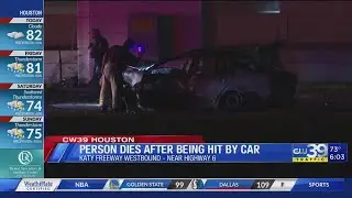 Fatal incident and vehicle fire closes Katy Fwy feeder