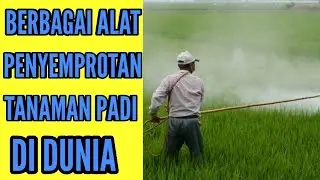 BERBAGI MACAM ALAT PENYEMPROT TANAMAN PADI DIBERBAGAI DUNIA #sprayerelektrik