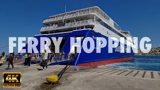 Travel by Ferry in Greece in 4K